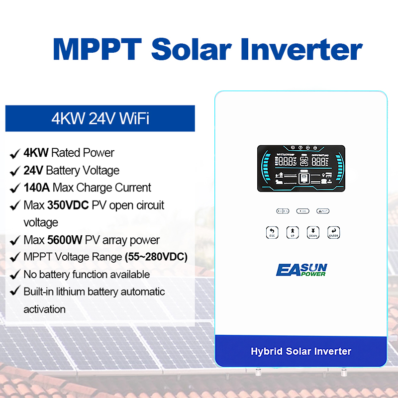 EASUN POWER 4000W 24V Şebeke D - Grid Tie Inverter Limiter 2000W incelemesi ve fiyatı